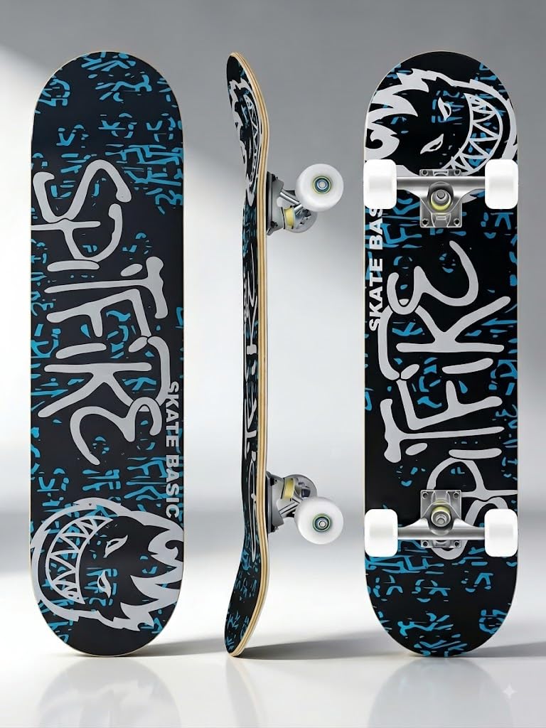 Skateboard for Kids, Teens & Adults, Complete Cruiser Skate Board